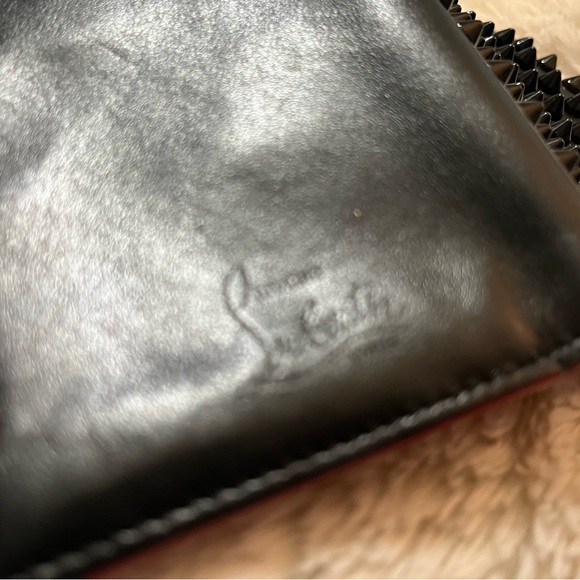 Christian Louboutin Black Stud bifold wallet - Picture 4 of 15